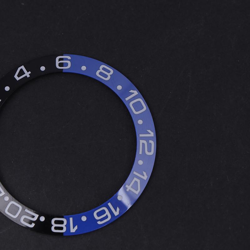 38Mm Curved Ceramics Bezel Insert Fits Skx007 Skx009 Gmt Watch Case Nh35 Nh36 Movement Bezel Insert Ring Men Watch Parts