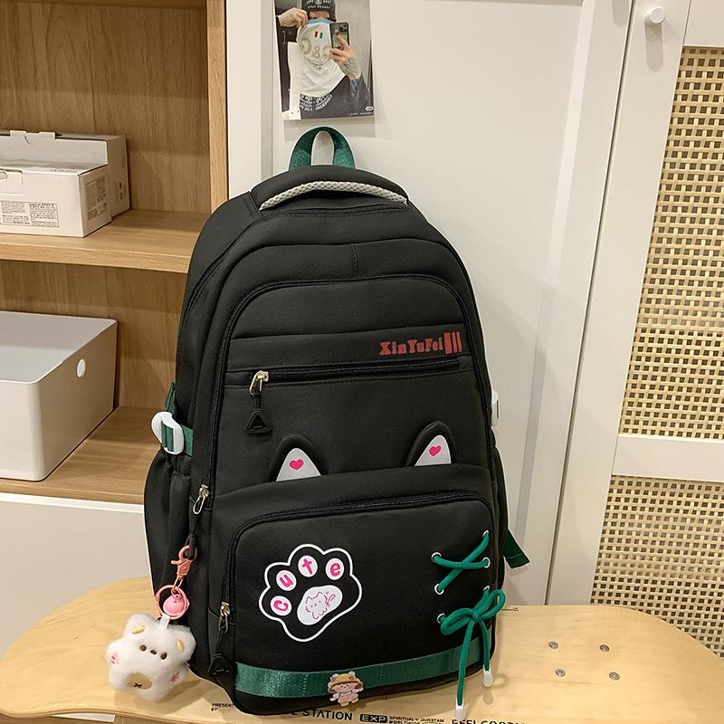

Student schoolbag Large capacity Junior high school backpack High value durable ridge backpack Fashion backpack
