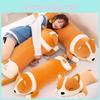 Long Corgi Plush Toys Throw Pillow Cushion Soft Stuffed Animal Doll For Xmas Birthday Gift