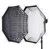 95cm Octagonal Softbox with Baorong Mount and Honeycomb Grid for Film and TV Lighting