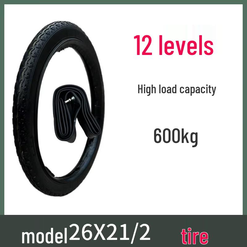 Heavy-Duty Utility Cart Tire with Inner Tube