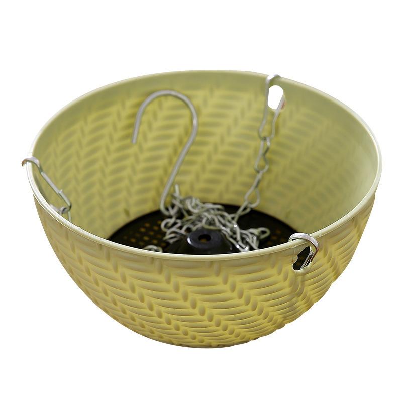 2pcsHanging Flower Pots and Hanging Pots On Outdoor Garden Balconies. Suitable for Indoor and Outdoor Green Plants
