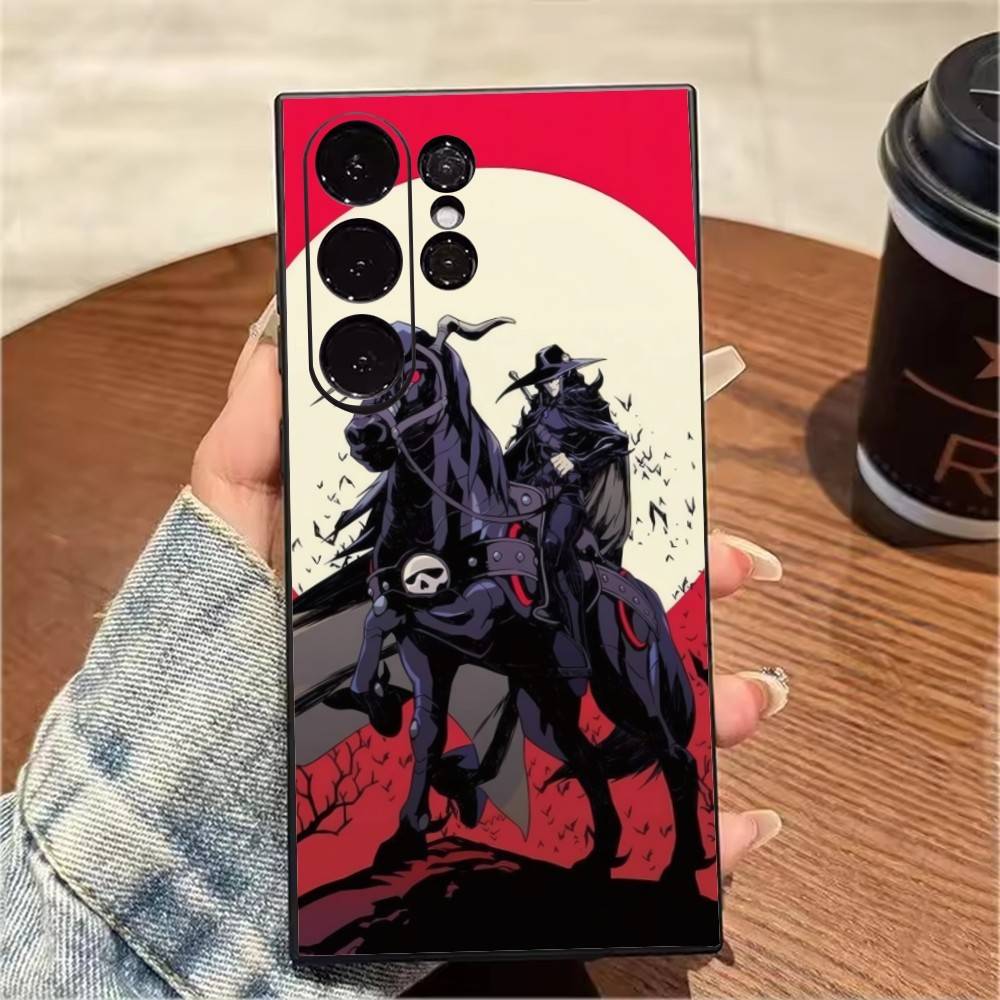 D Blood-lust V-Vampire HunterS Phone Case For Samsung S25,S24,S21,S22,S23,S20,Ultra,S26,Plus,Fe,Note,5G Black Cover