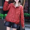 Autumn and Winter New Young Fashion Light and Thin Women's Clothing Korean Version of Warm Padded Jacket