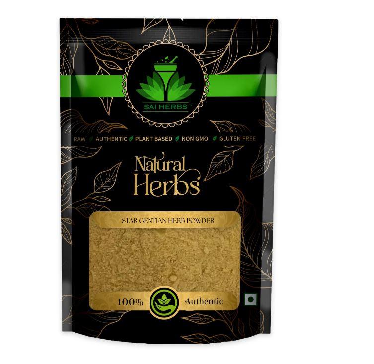 SAI HERBS Star Gentian Herb Powder - Pure & Natural (100 g)