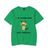 I Am Contaminated with Radiation Funny Cat Meme T-shirt Short Sleeve Men Women Vintage T Shirt Male O-Neck T Shirts