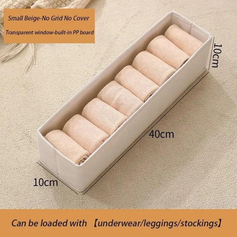 1Pcs Storage Box Drawers Fabric Foldable Boxes and Clothes Organizers of Cabinets for Bedroom Wardrobe Organization Home
