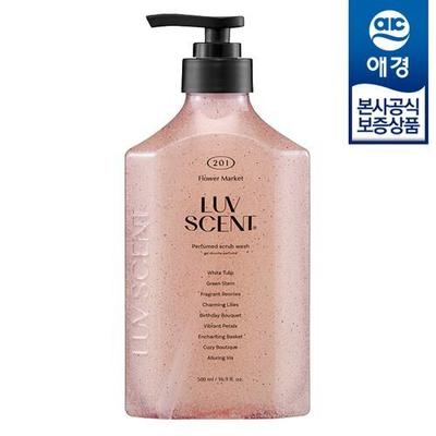 LUVSCENT Scrub Body Wash Flower Market White Tulip 500ml X1_684386