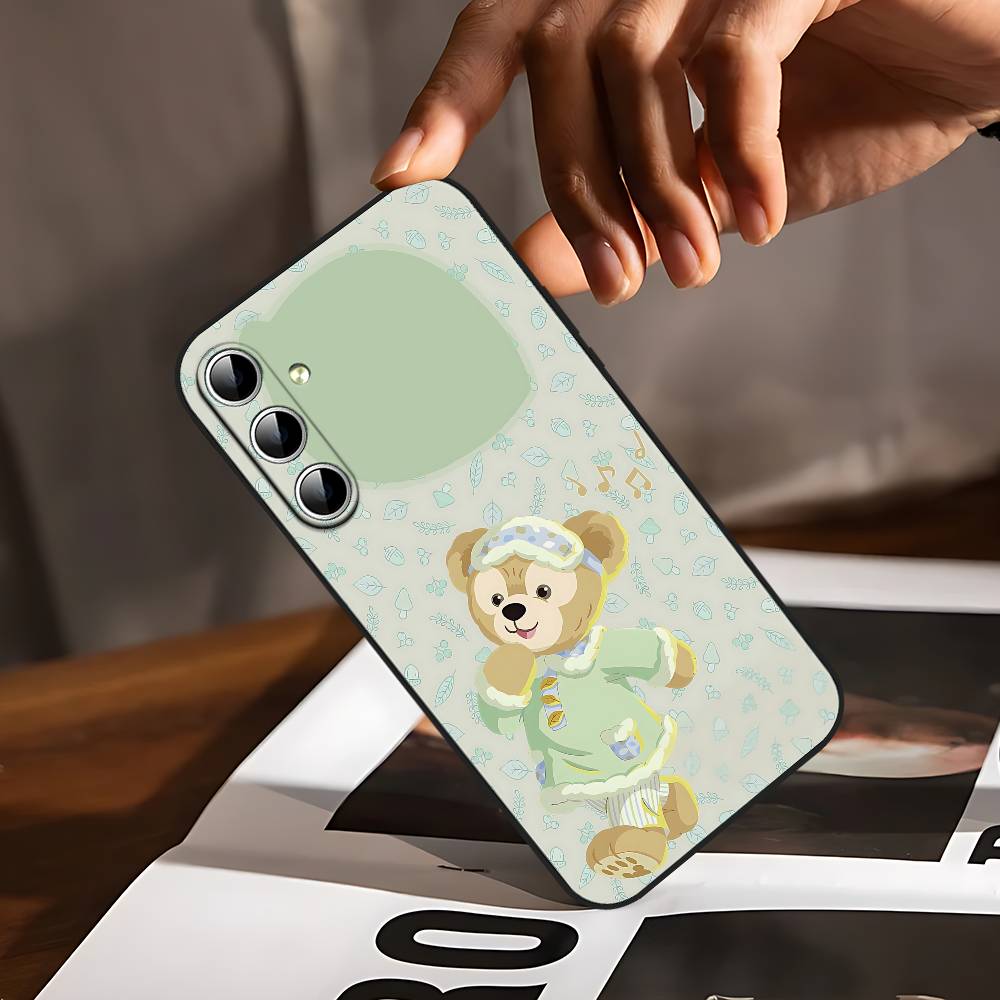 D-duffy Phone Case For Samsung Galaxy S24/S25/S22/S30/Note20/Lite/Ultra/5G/Plus/FE Soft Black