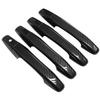 8Pcs Carbon Fiber Door Handle Cover Trim Fit For Honda Civic 2006-2011 8th Gen