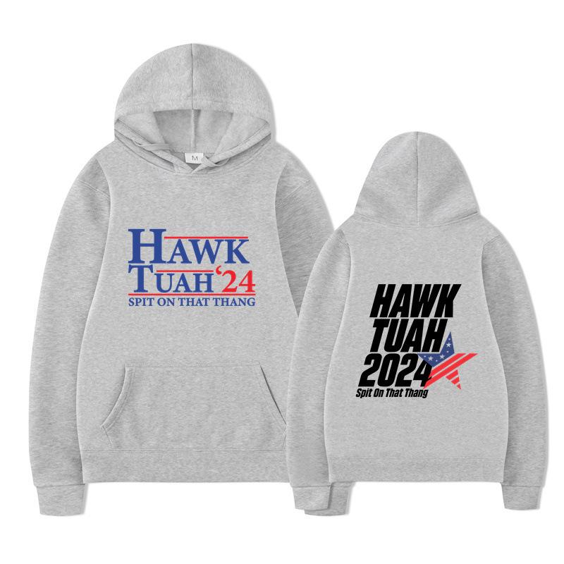 Hawk Tuah Spit on That Thang Hoodies Men Fashion Long Sleeve Sweatshirts Women Casual Harajuku Streetwear Sudaderas