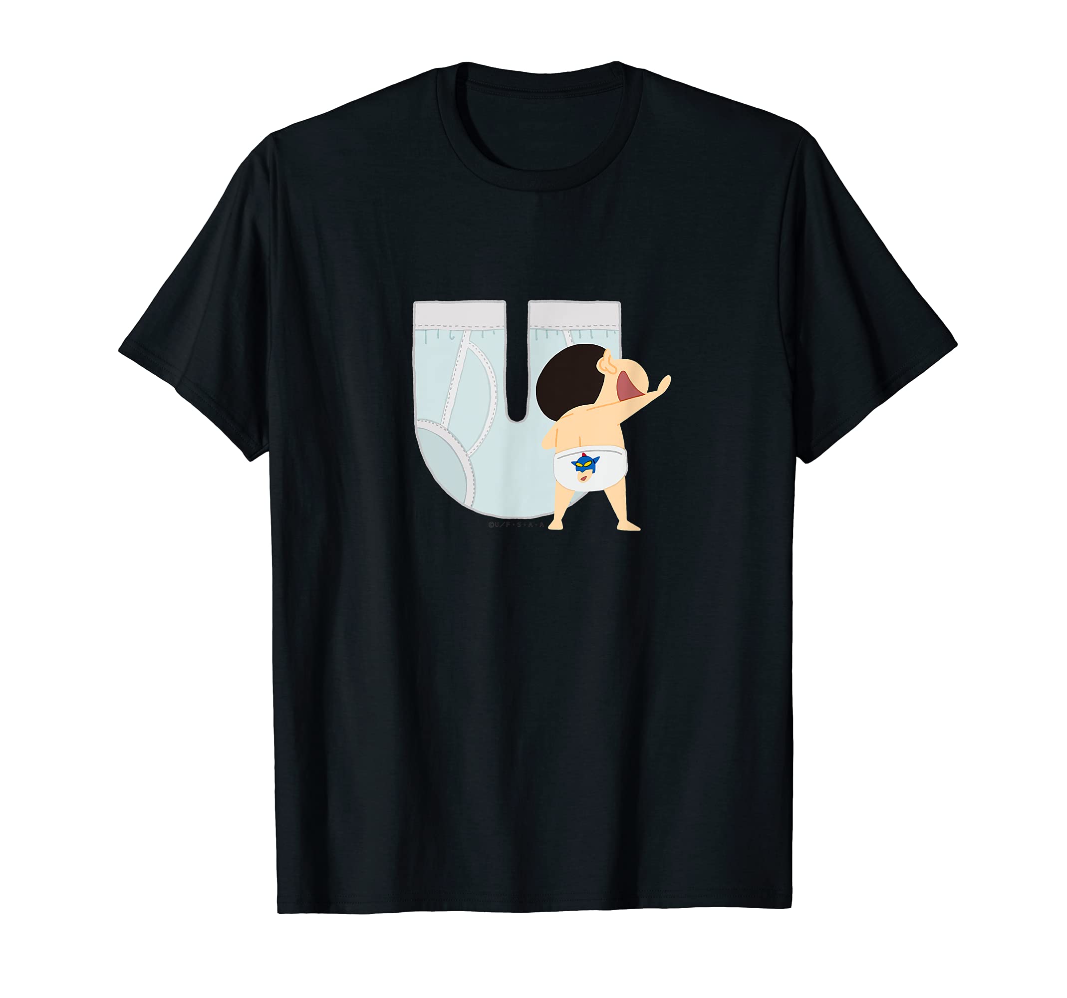 

Crayon STUDY A to Z Shin-chan FUN! FUN! “U” T-shirt чёрный