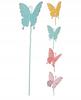 Decorative garden butterfly ornament on a stick 61 cm
