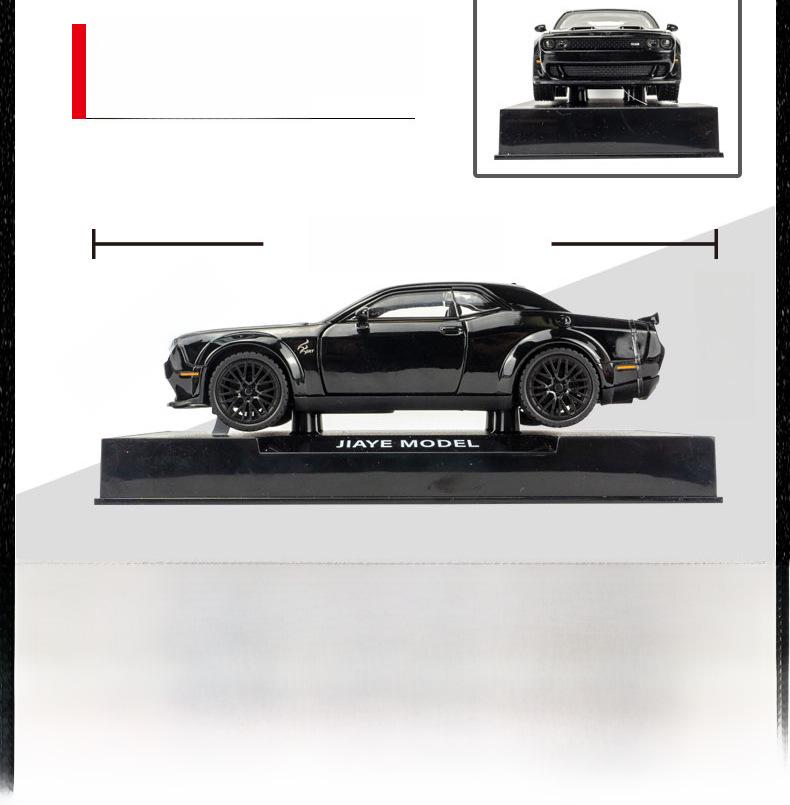 Jiaye VB32793 Metal Sports Car Toy: Alloy Model with Sound, Light, and Pull-Back Door Opening.