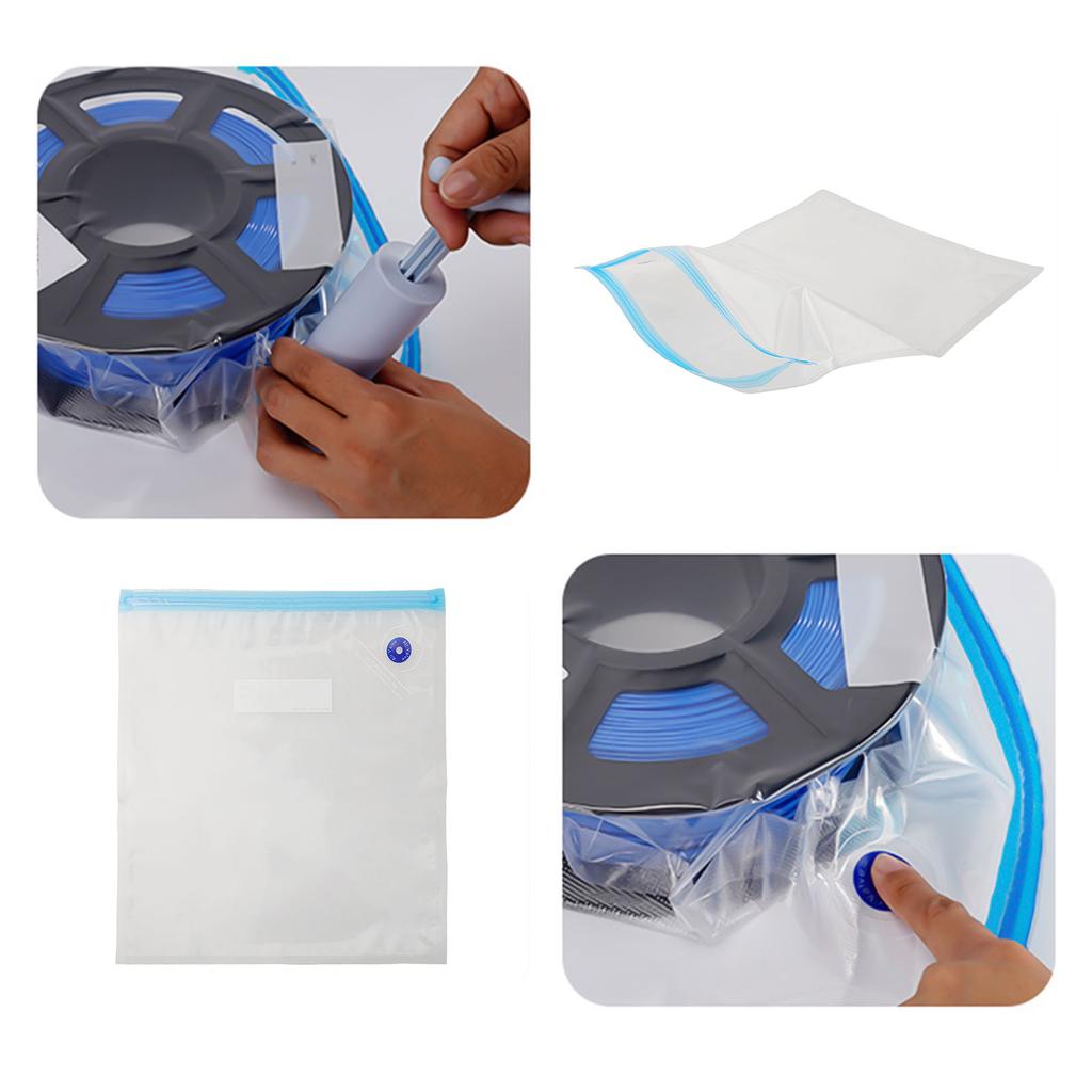 Filament Storage Plastic Sealing Bag 11.81 X 13.39 Inches Filament Storage Bag Easy To Use Filament Storage Solution