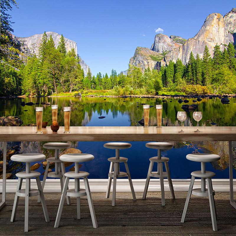 Seelandschaft Natur Tapete Wohnzimmer Esszimmer Inneneinrichtung Classic3D Wandbild