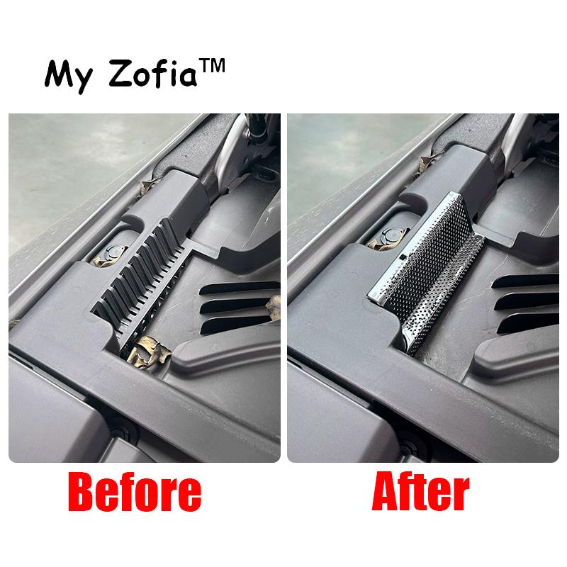 For Xpeng G6 2024 2025 2026 Car Water Channel Protective Cover Air Conditioning Inlet Filter Element Insect Screen Accessories