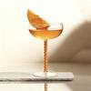 C Colored Candy Spiral Handle Goblet  Wine Glass, Cocktail Champagne Goblet Glass Drinkware Home Decoration Water Bottle Juice C