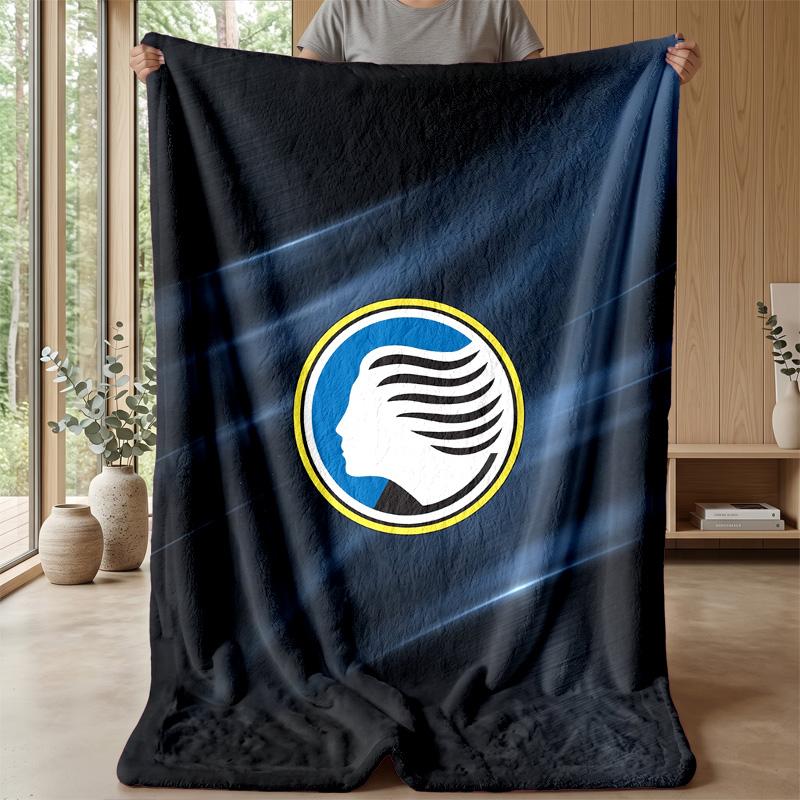 Atalanta FC Soft Flannel Fleece Blanket Lightweight Cozy Warm Throw Blanket For Sofa Bed Home Decor