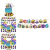 Blox Fruits Cartoon Theme Birthday Party Decorations Set Flags Balloons Cake Toppers