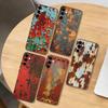 Retro Rust D-Design Phone Case For Samsung Galaxy A73,A72,A71,A70,A53,A52,A51,Others Soft Black Cover