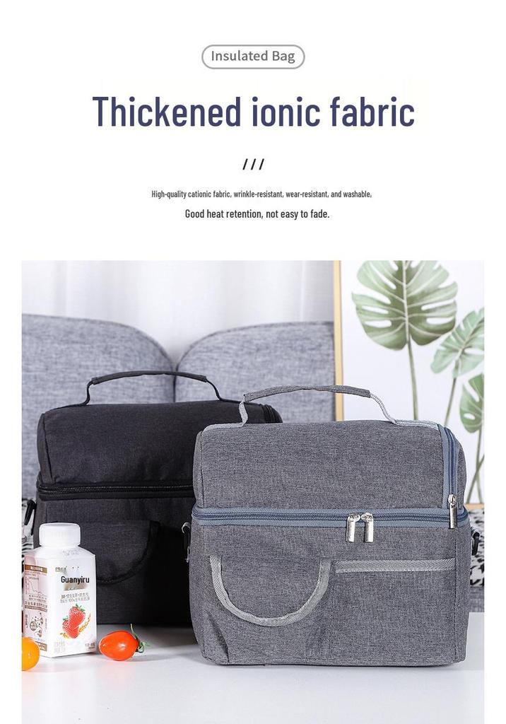 Mommy Bag Dual-Use Insulated Milk Storage & Lunch Bag with Aluminum Foil Layer