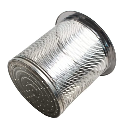 Talea Perforated Drain, 13.4cm Diameter X 12.7cm Height, Stainless Steel Drain Garbage Disposal, QS093C010