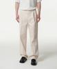 Musinsa Standard One-Pleat Wide Denim Slacks [Cream]