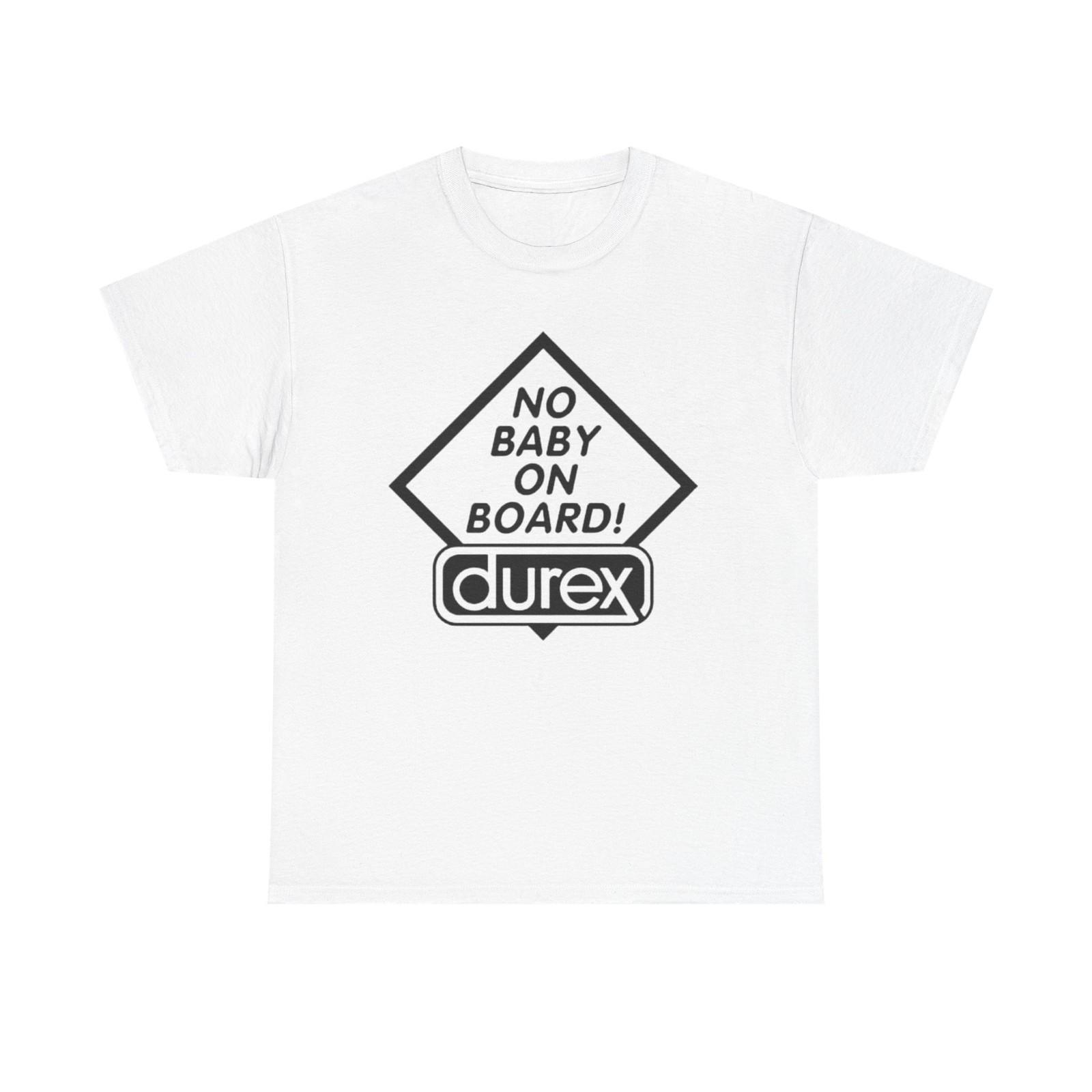 

No Baby On Board Funny Graphic T Shirt Mens Womens Tees Top ALL SIZES Tee Unisex Heavy Cotton 3XL