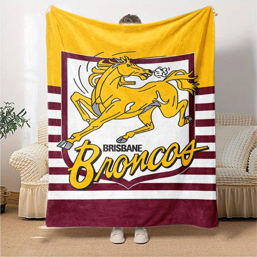 1pc Football Team (19) Blanket, Gift, for Men and Women, Soft Blanket, Good for Sofa Bed Couch Travel, Lightweight Flannel Blanket