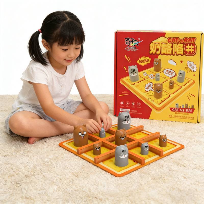 Cheese Trap Kids Board Game With Abs Material For Brain Development And Parent Child Interaction
