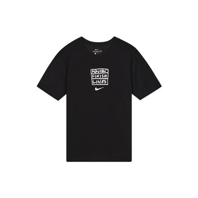 Dry Tee Dfc Finish Short Sleeve Men Tops Black AO0630-010