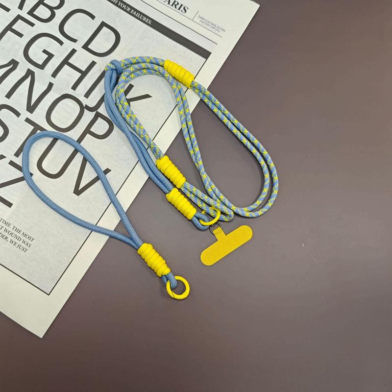 1 Piece Removable Phone Lanyard Water Cup Hanging Rope 3 In 1 Crossbody Mobile Phone Hanging Rope Neck Lanyard Wrist Strap