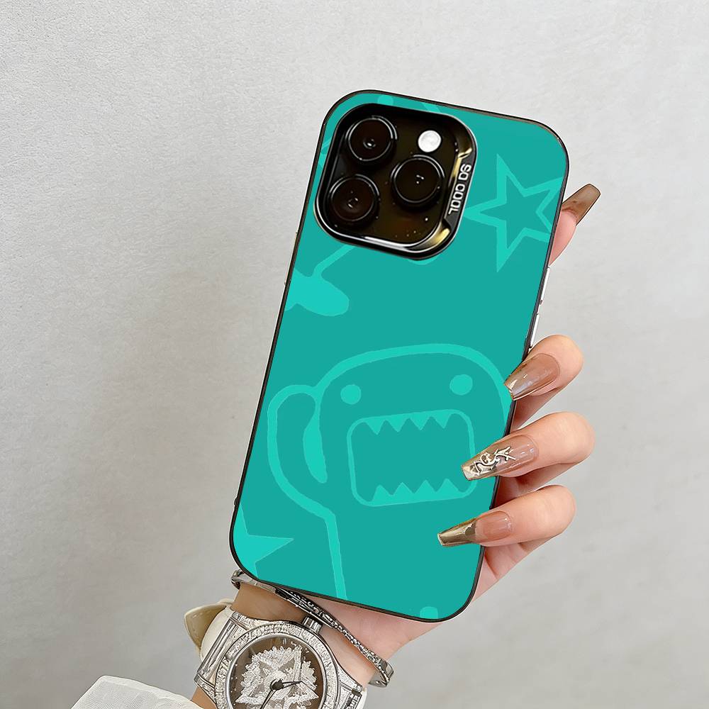 D-Domo-kun Japan  Phone Case For iPhone 17,16,15,14,13,12,11 Plus,Pro Max,XS,Colorful Silver Phone case Funda Cover