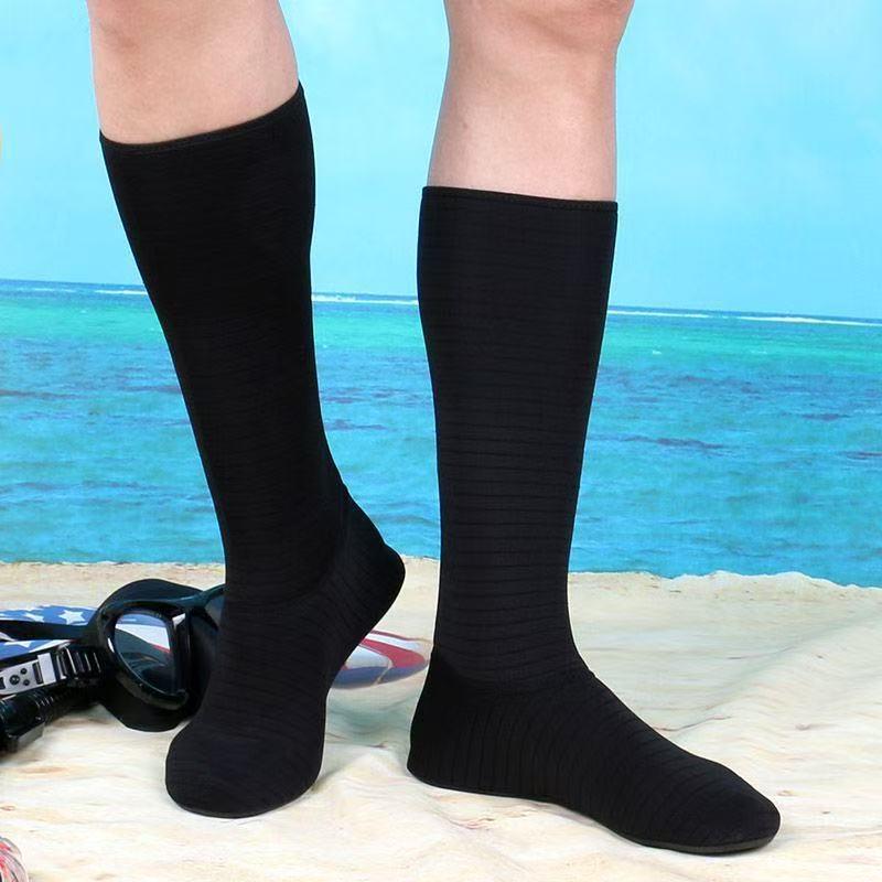 

Non-Slip Jellyfish Diving Socks - High Tube Snorkeling Gear for Adults 40-41 marked, fits 39-40
