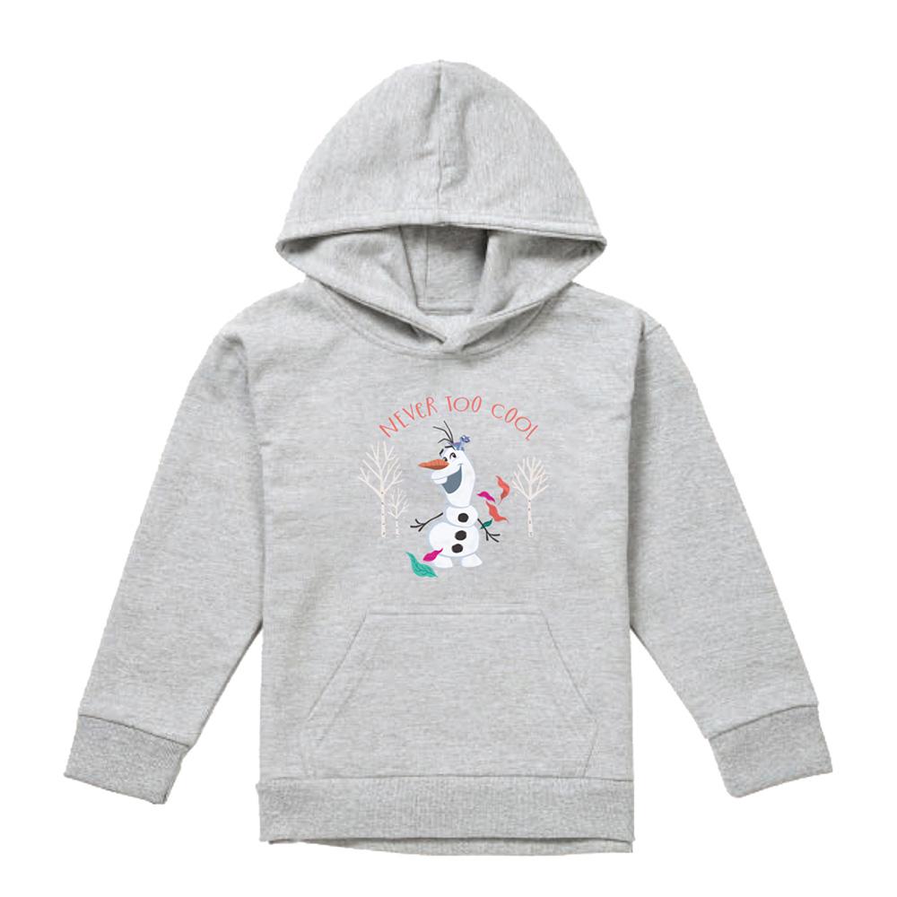 Frozen Childrens/Kids Never Too Cool Olaf Heather Pullover Hoodie