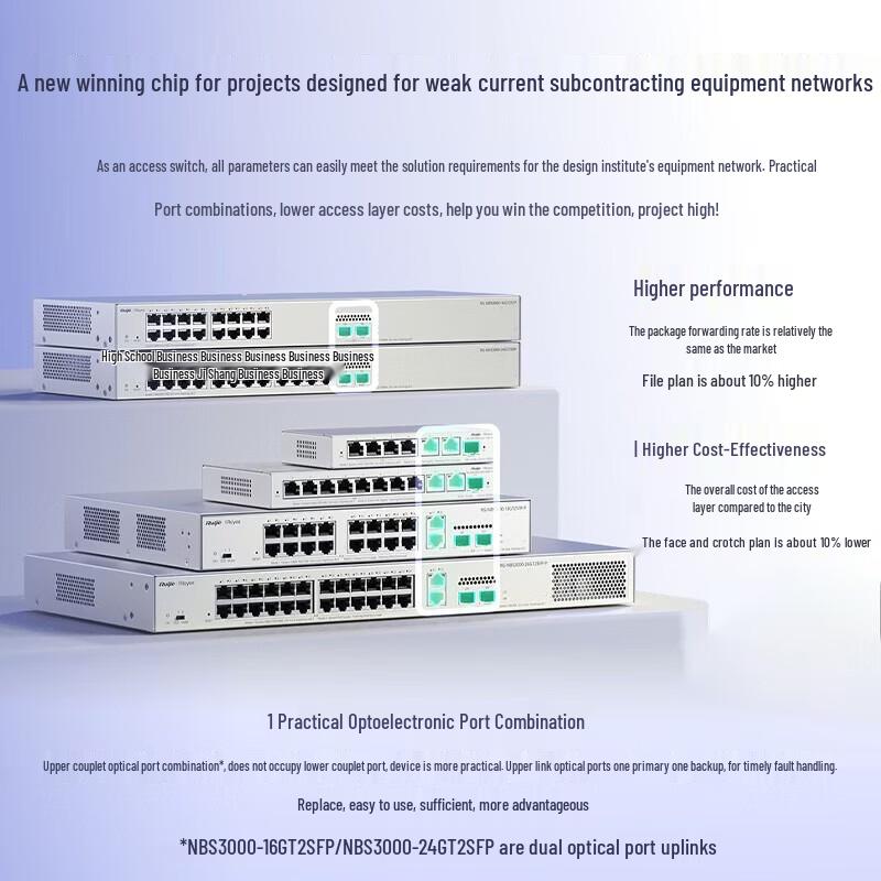 Ruijie RG-NBS3000-16GT2SFP 16-Port Gigabit Managed Switch