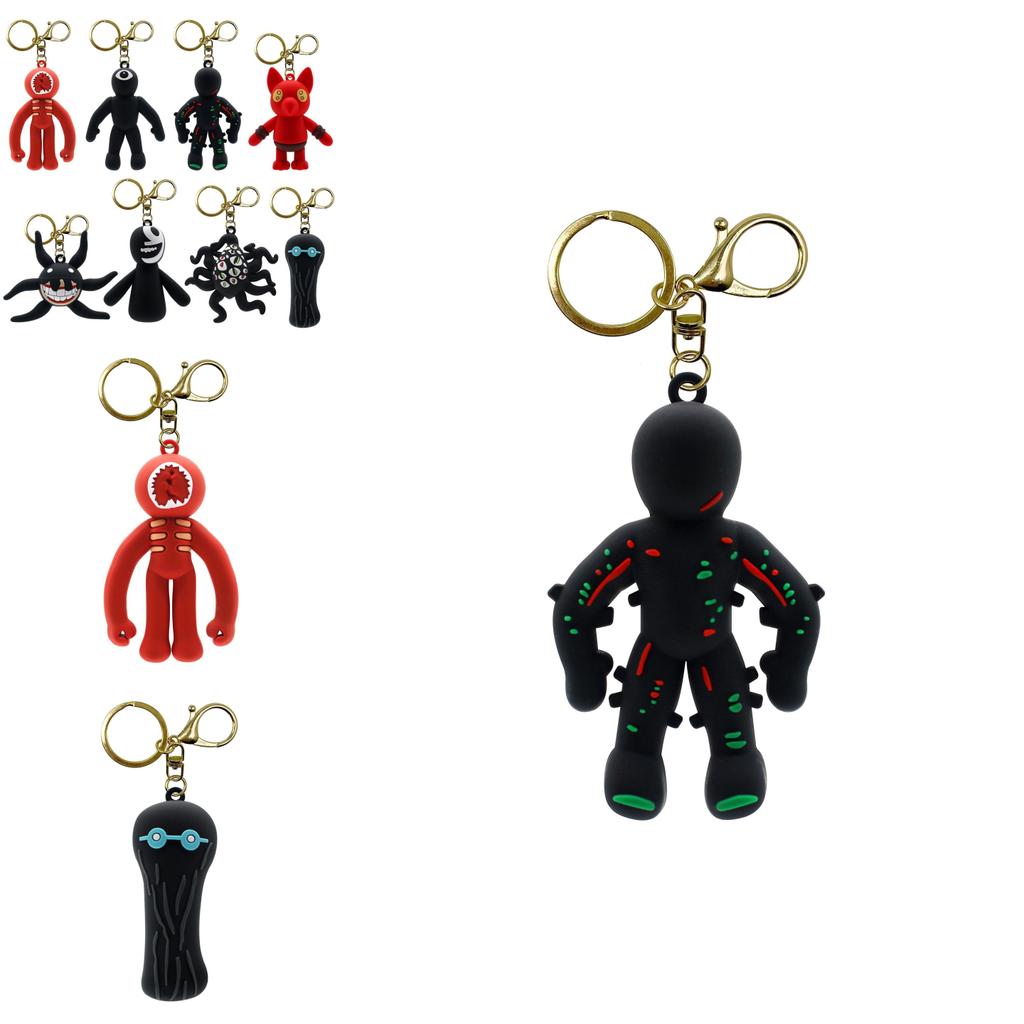 Haoan Doors Roblox Figure Keychain Pendant For Your Bag Or Keys Spooky And Cute Pvc Soft Rubber Material!