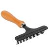 Carpet Restoration Rake, Handheld Carpet Rake Shag Rug Rake Stainless Steel Hair Groomer Rug Rake for Home and Beauty Salon, Making Carpets Fluffier A