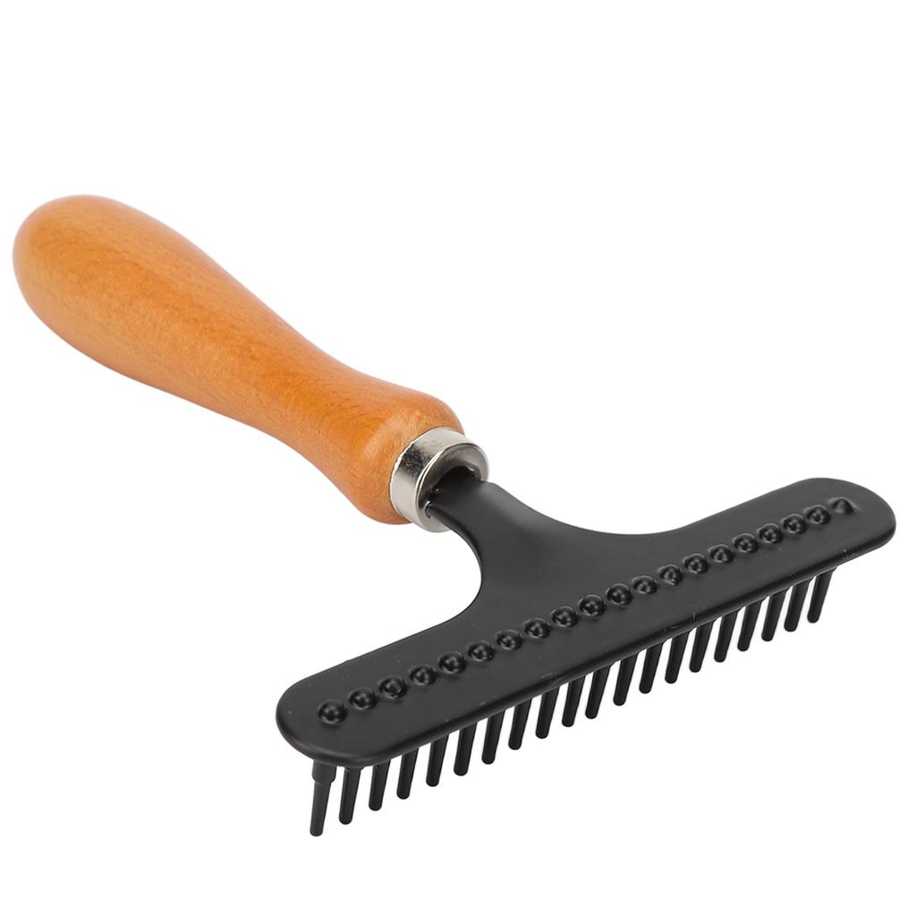 Carpet Restoration Rake, Handheld Carpet Rake Shag Rug Rake Stainless Steel Hair Groomer Rug Rake for Home and Beauty Salon, Making Carpets Fluffier A