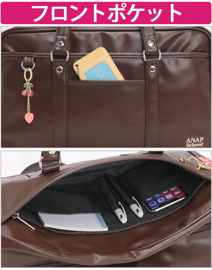 Sac à Dos ANAP, Cuir Synthétique, ans-001, Noir