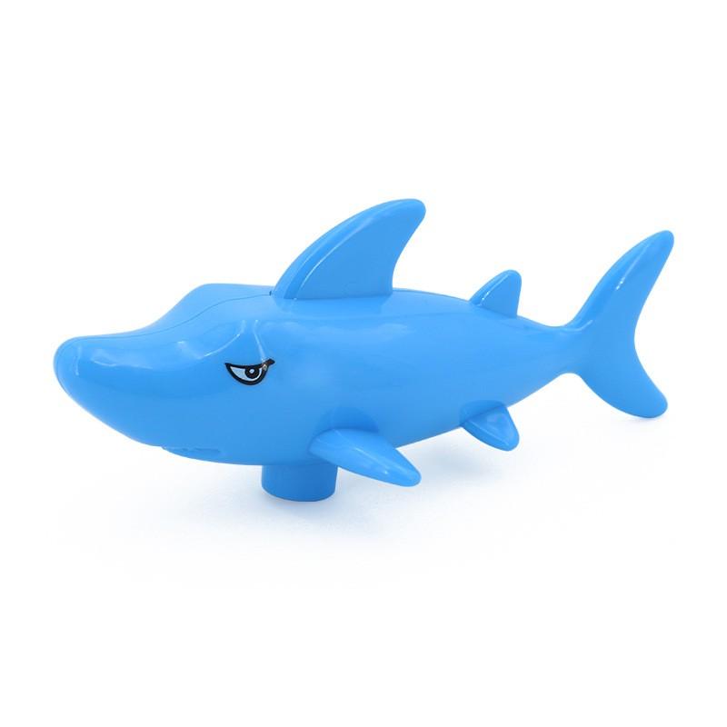 Duplo Animals Penguin Crab Tortoise Whale Octopus Hippocampus Model Building Blocks Education Kids Toys Compatible With