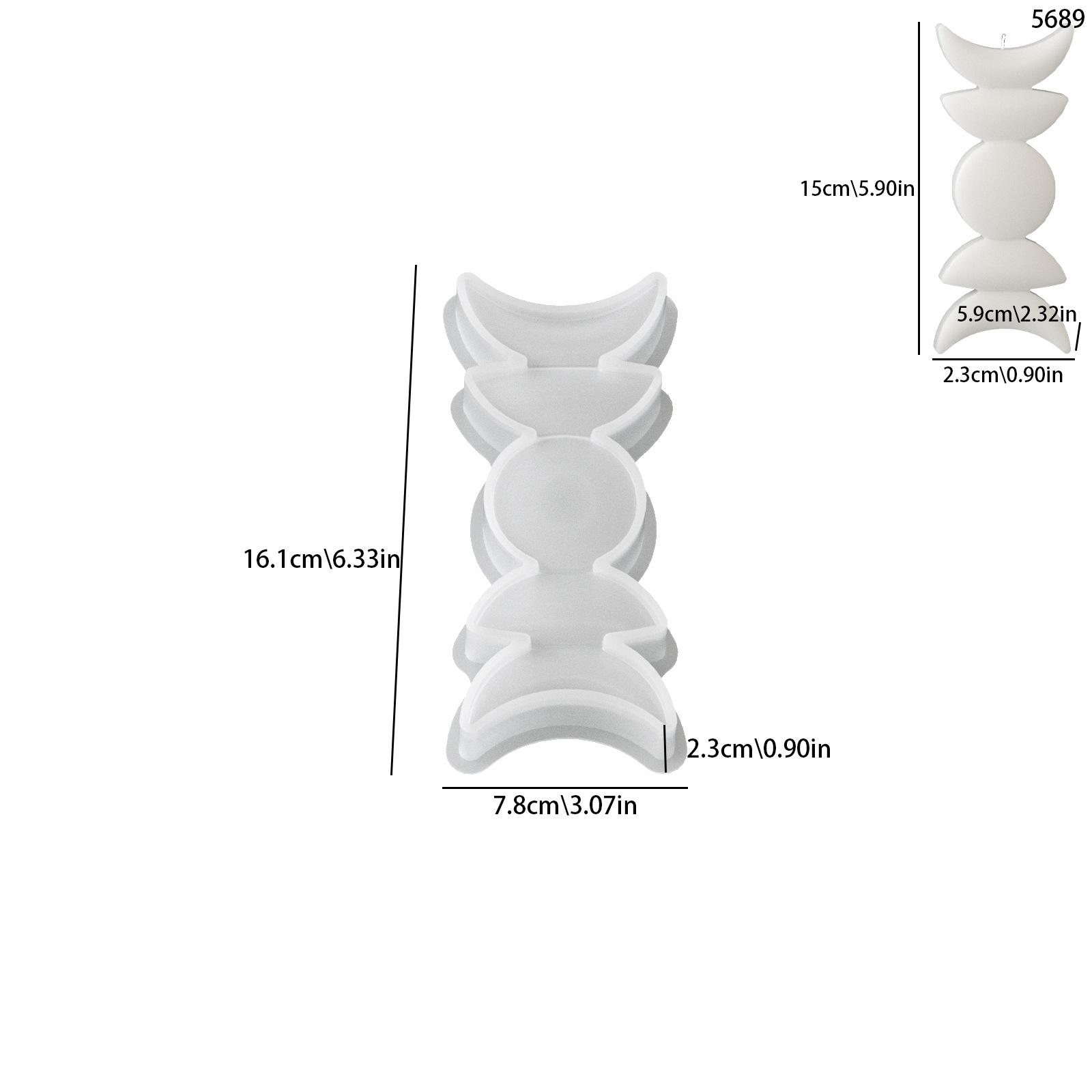 

Souvenir Decoration Mold White Diy Scented Candle Mold Candle Decoration Silicone Mold Aromatic For Home Decor Diy Projects
