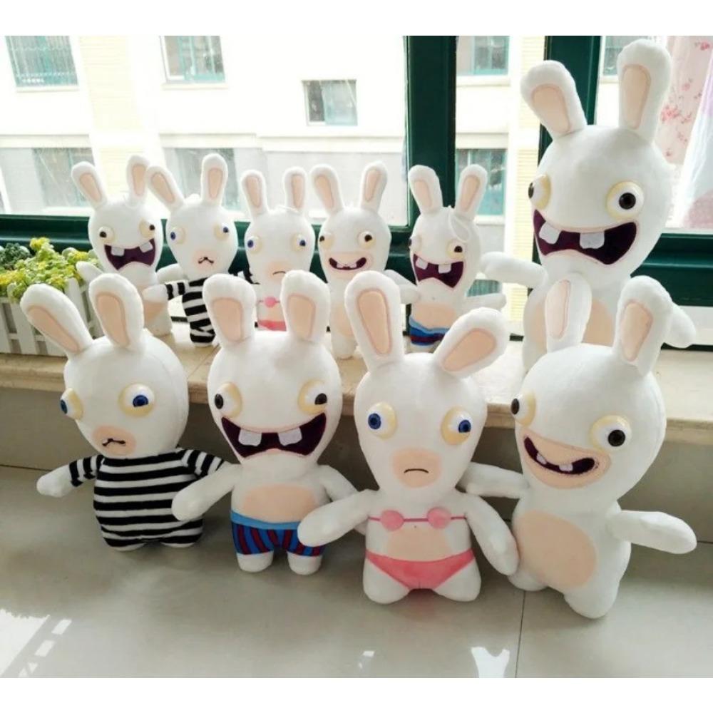 Creative Rabbit Bunny Stuffed Toys Lehman Rabbit Doll Crazy Rabbit Stuffed Children Toys Funny Animal Doll Scream Rabbit Gift