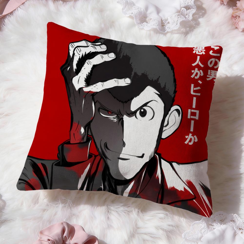 Lupin The ThirdS Cushion Cover Premium Comfort Reversible Pillow Cove -Two in One Design for Any Room & Car Interior