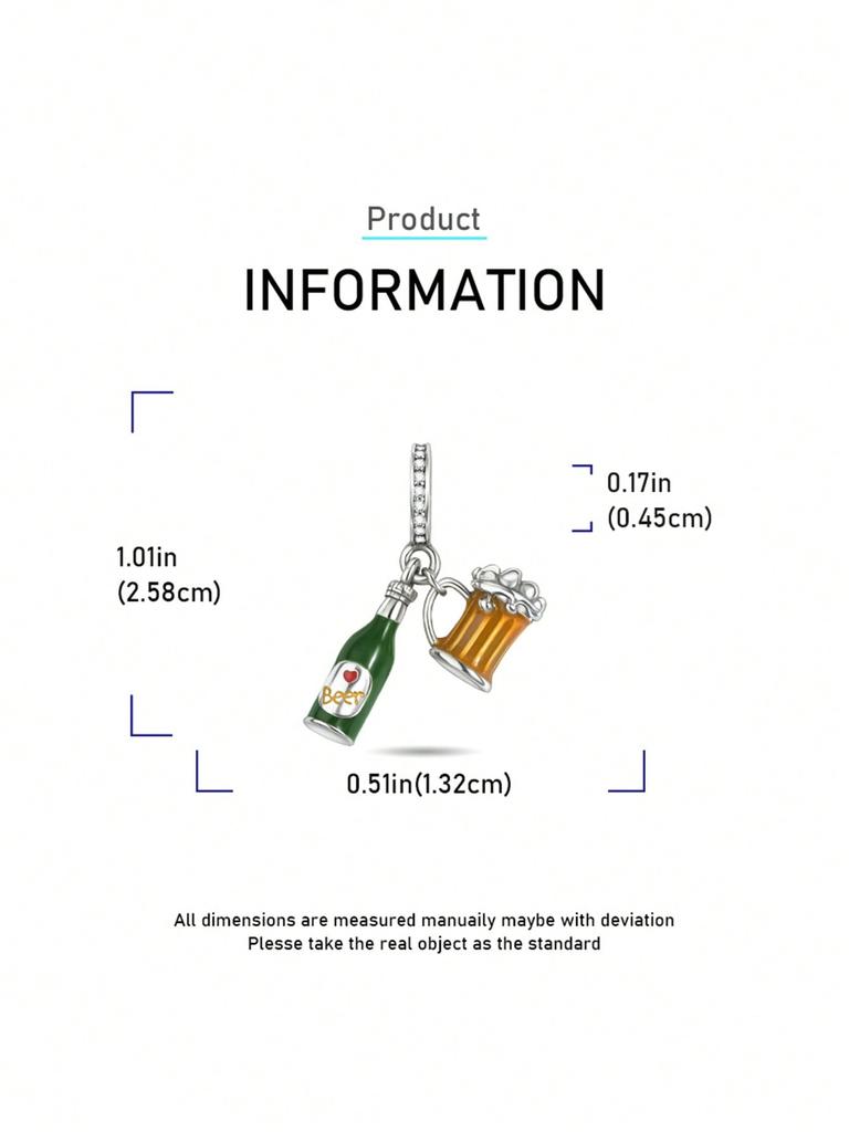 Charms Plata Copper Colors Fruit Dessert Cherry Cake Beads Charm Pendant For Original Bracelet For Women Diy Jewelry Love Gift