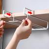 Cabinet Wine Glass Rack Hole Free Multifunctional Metal Wine Glasses Storage Hanger