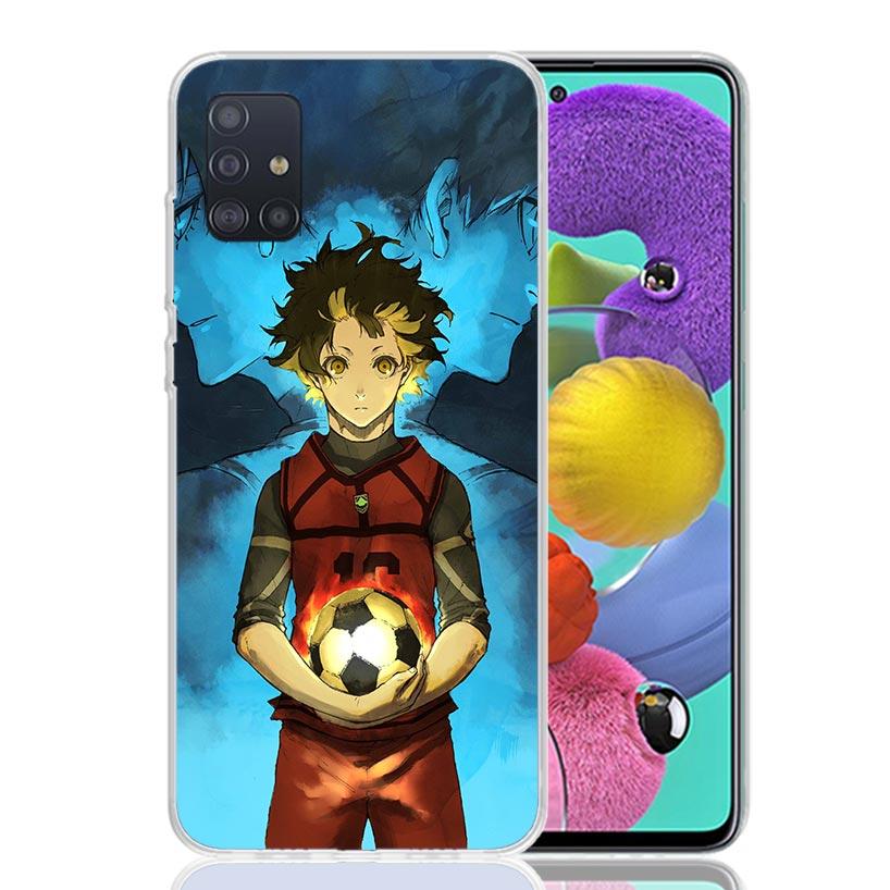 Japan Anime Blue Lock Phone Case for Samsung Galaxy A52 A51 A50S A12 A22 A32 A72 A10S A30S A31 A71 Note 20 Ultra 10 Plus S10 Gal