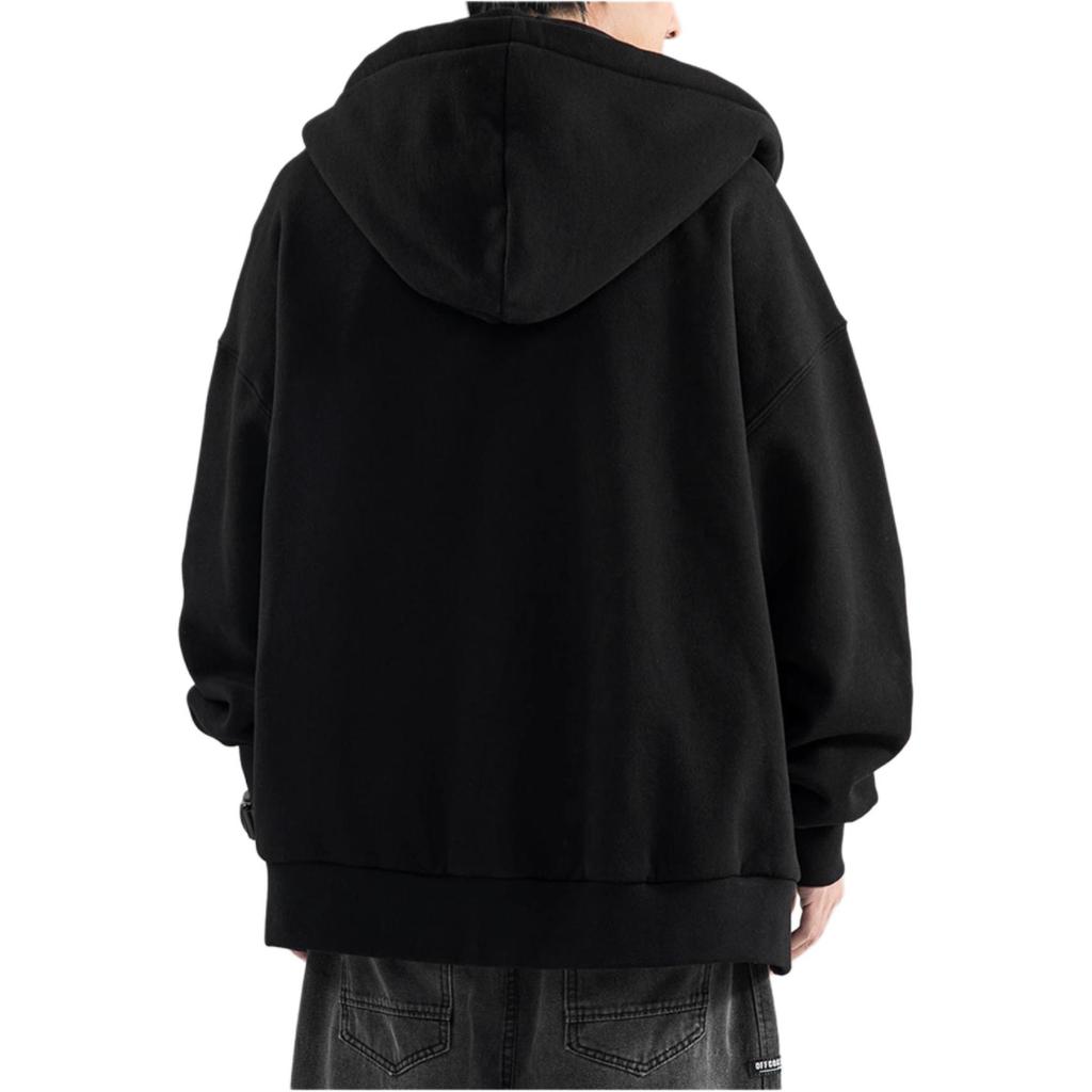 Li Ning Loose Fit Casual Stand Collar Jacket Men Jacket Black YWDT489-1