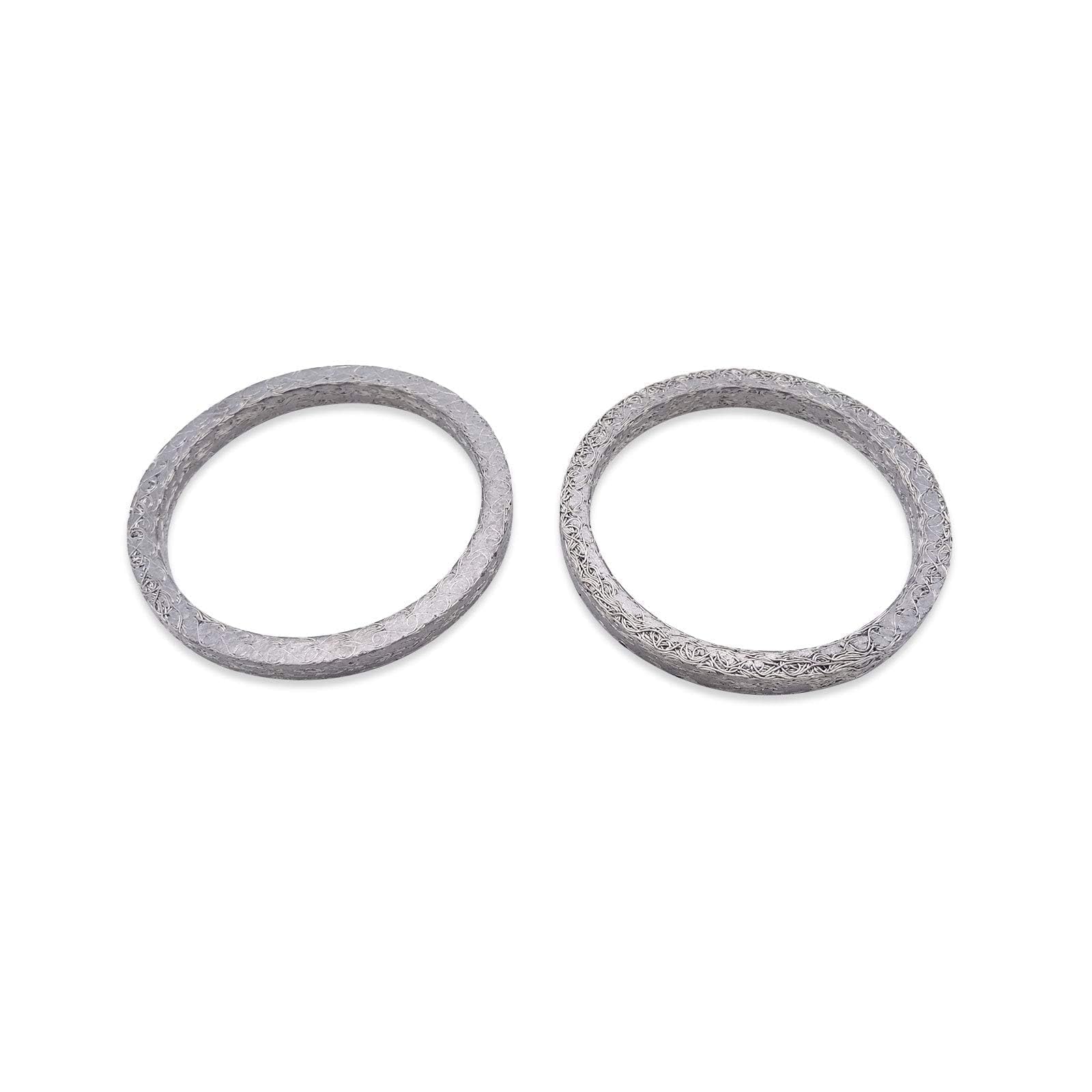 

Dasen Exhaust Gasket Steel Mesh Style Crash Seal Exhaust Port Gasket Kit for Harley серебряный